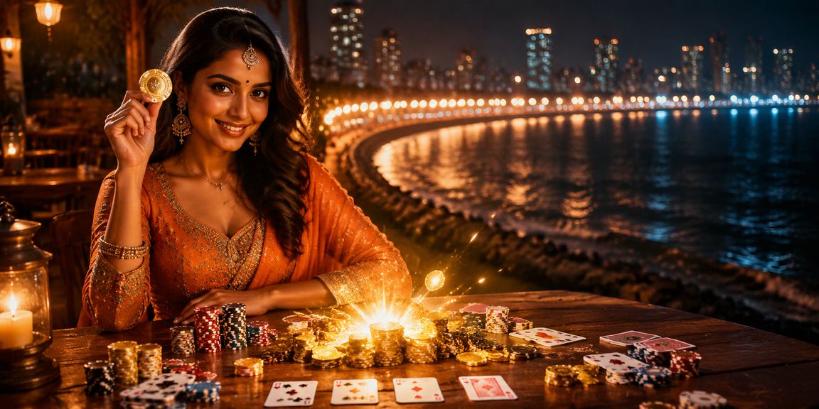 Gaming session by Mumbai Marine Drive at night